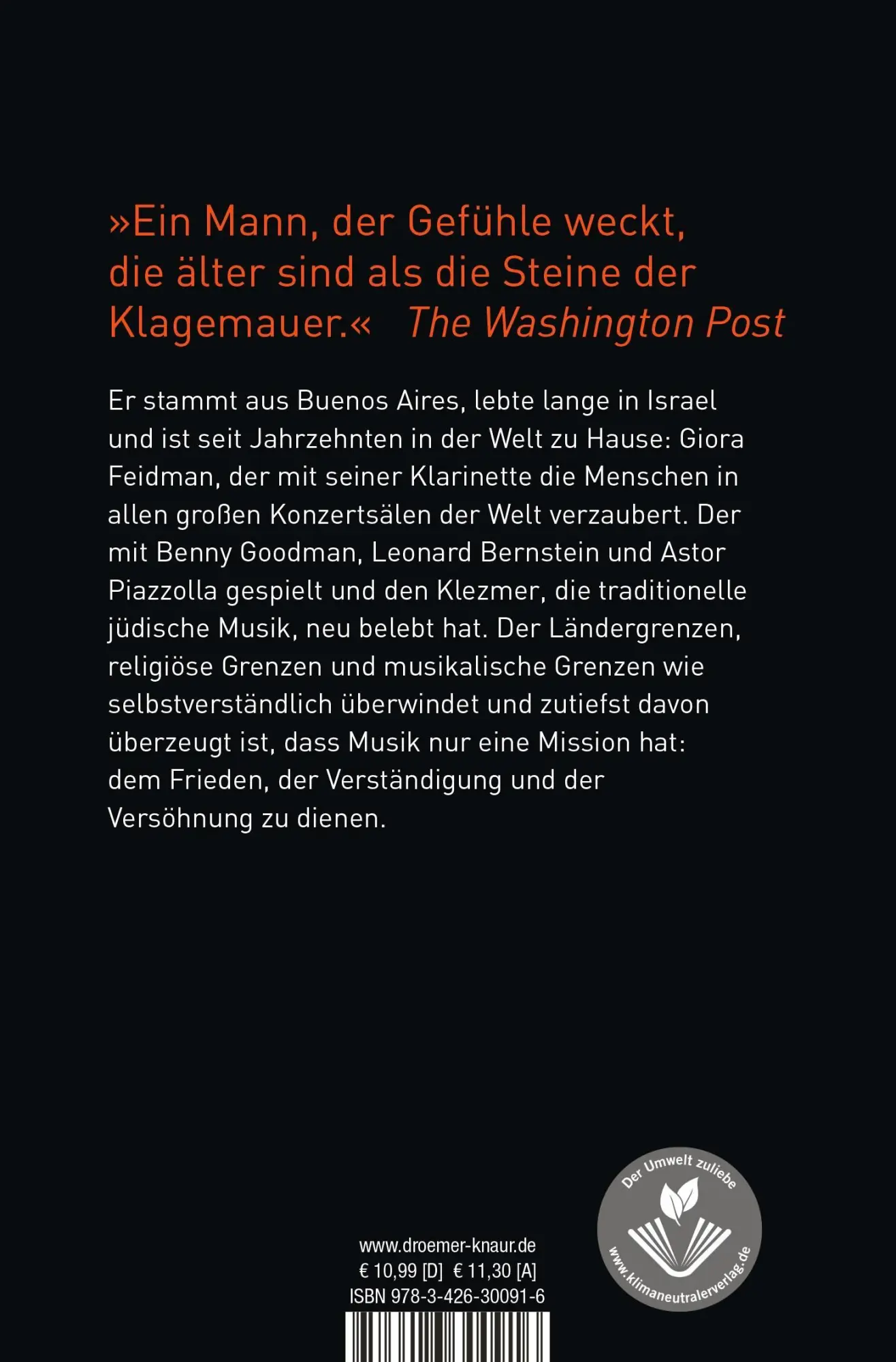 Rückseite: 9783426300916 | Du gehst, du sprichst, du singst, du tanzt | Erinnerungen | Buch