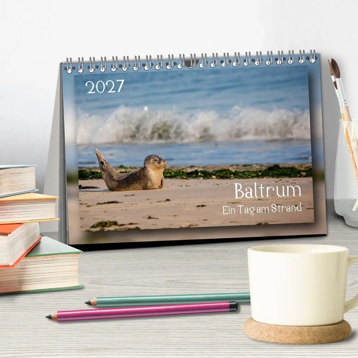 Bild: 9783594090916 | Baltrum - Ein Tag am Strand (Tischkalender 2027 DIN A5 quer),...