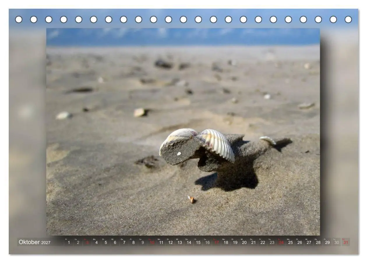 Bild: 9783594090916 | Baltrum - Ein Tag am Strand (Tischkalender 2027 DIN A5 quer),...