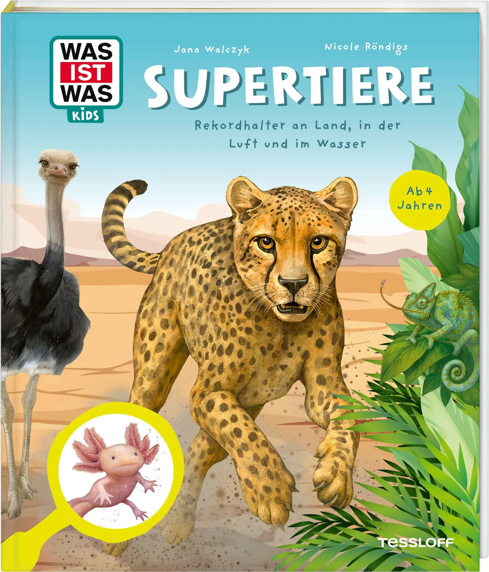 Cover: 9783788680916 | WAS IST WAS Kids Supertiere. Rekordhalter an Land, in der Luft und...