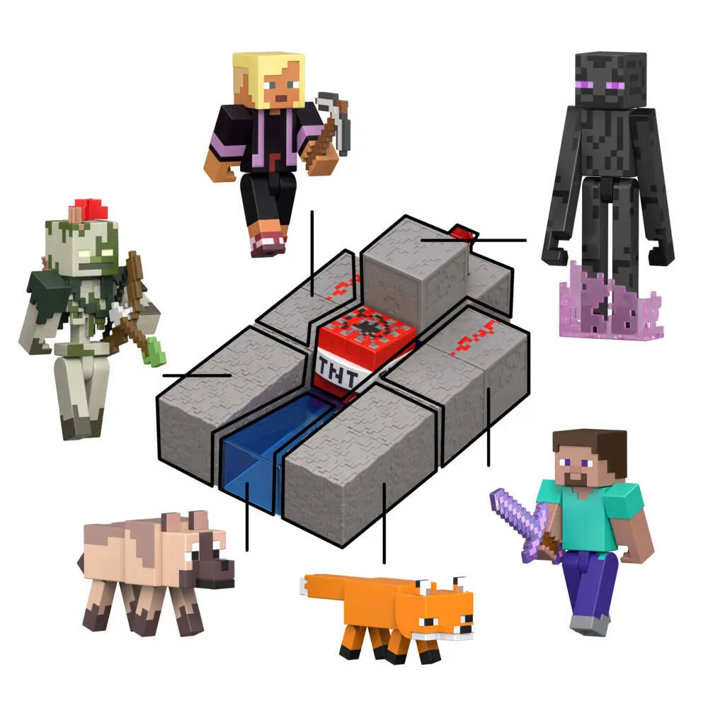 Bild: 194735341016 | MINECRAFT 3.25" CORE FIG Steve | Blister | JJR85 | Deutsch | 2026