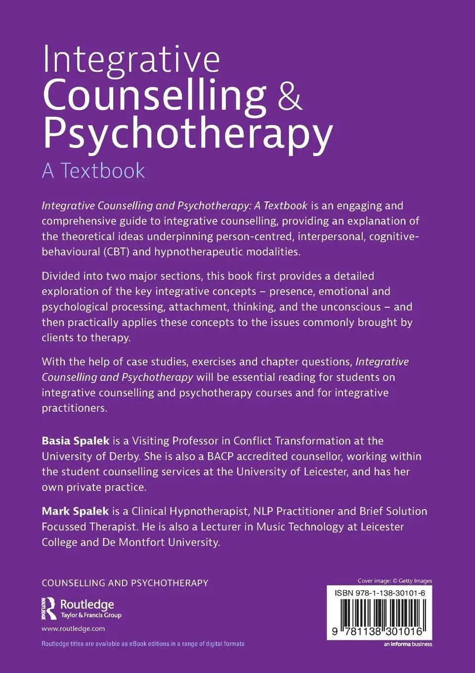 Rückseite: 9781138301016 | Integrative Counselling and Psychotherapy | A Textbook | Taschenbuch