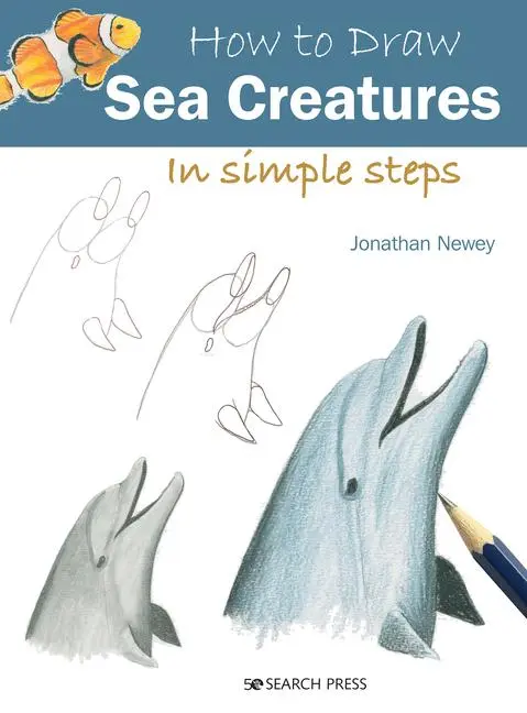 Cover: 9781800921016 | How to Draw Sea Creatures in Simple Steps | Jonathan Newey | Buch