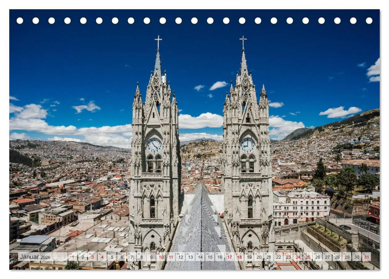 Bild: 9783457741016 | Südamerika - Von Quito nach Rio (Tischkalender 2026 DIN A5 quer),...