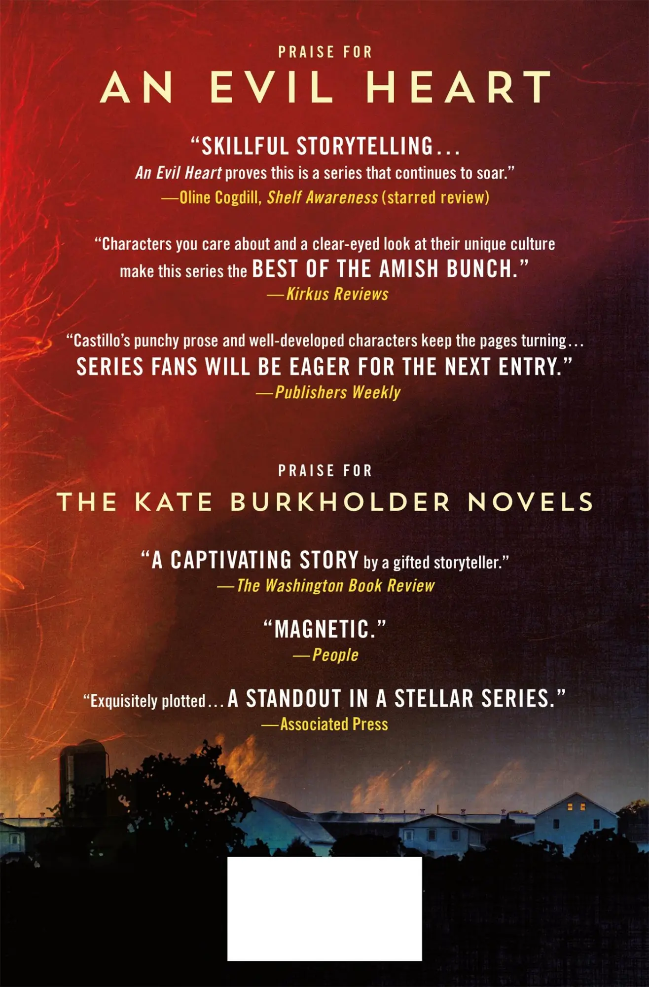 Rückseite: 9781250781116 | The Burning | Linda Castillo | Buch | Englisch | 2024