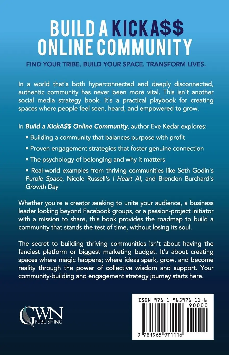 Rückseite: 9781965971116 | Build a Kicka$$ Online Community | Practical Engagement Tactics | Buch