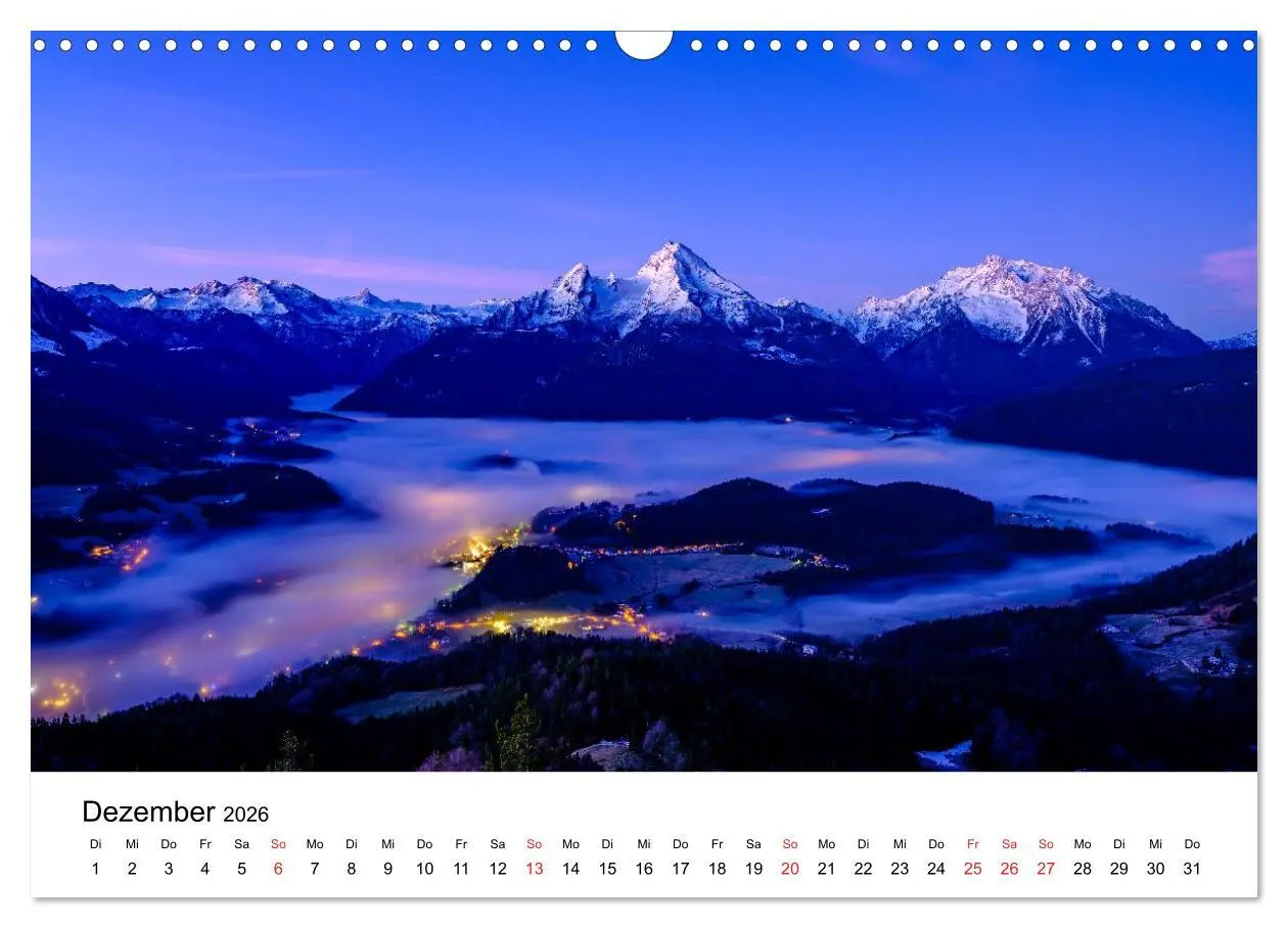 Bild: 9783457801116 | Berchtesgadener Berge im Licht (Wandkalender 2026 DIN A3 quer),...
