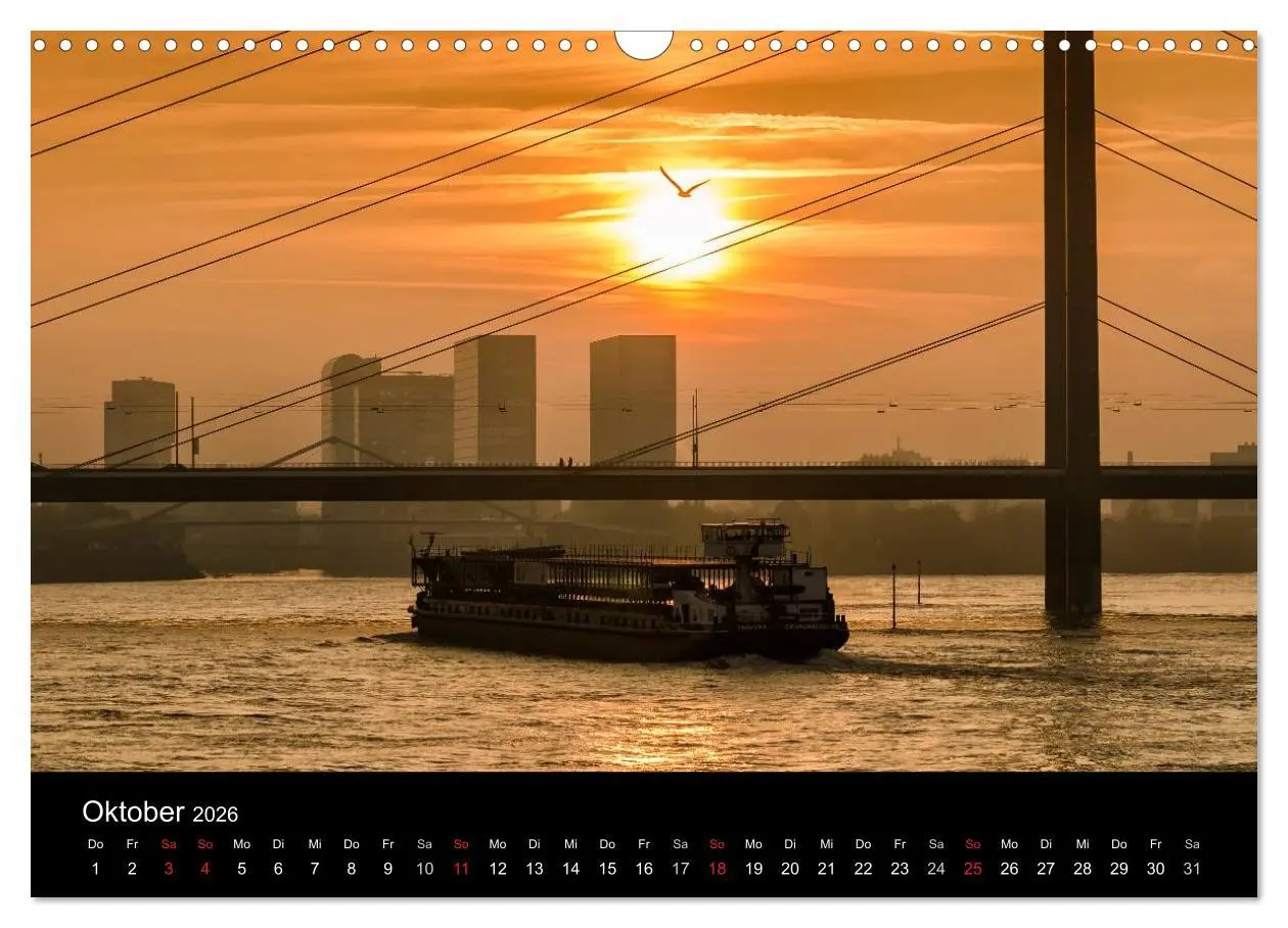 Bild: 9783516061116 | Düsseldorf - Rheinansichten (Wandkalender 2026 DIN A3 quer),...