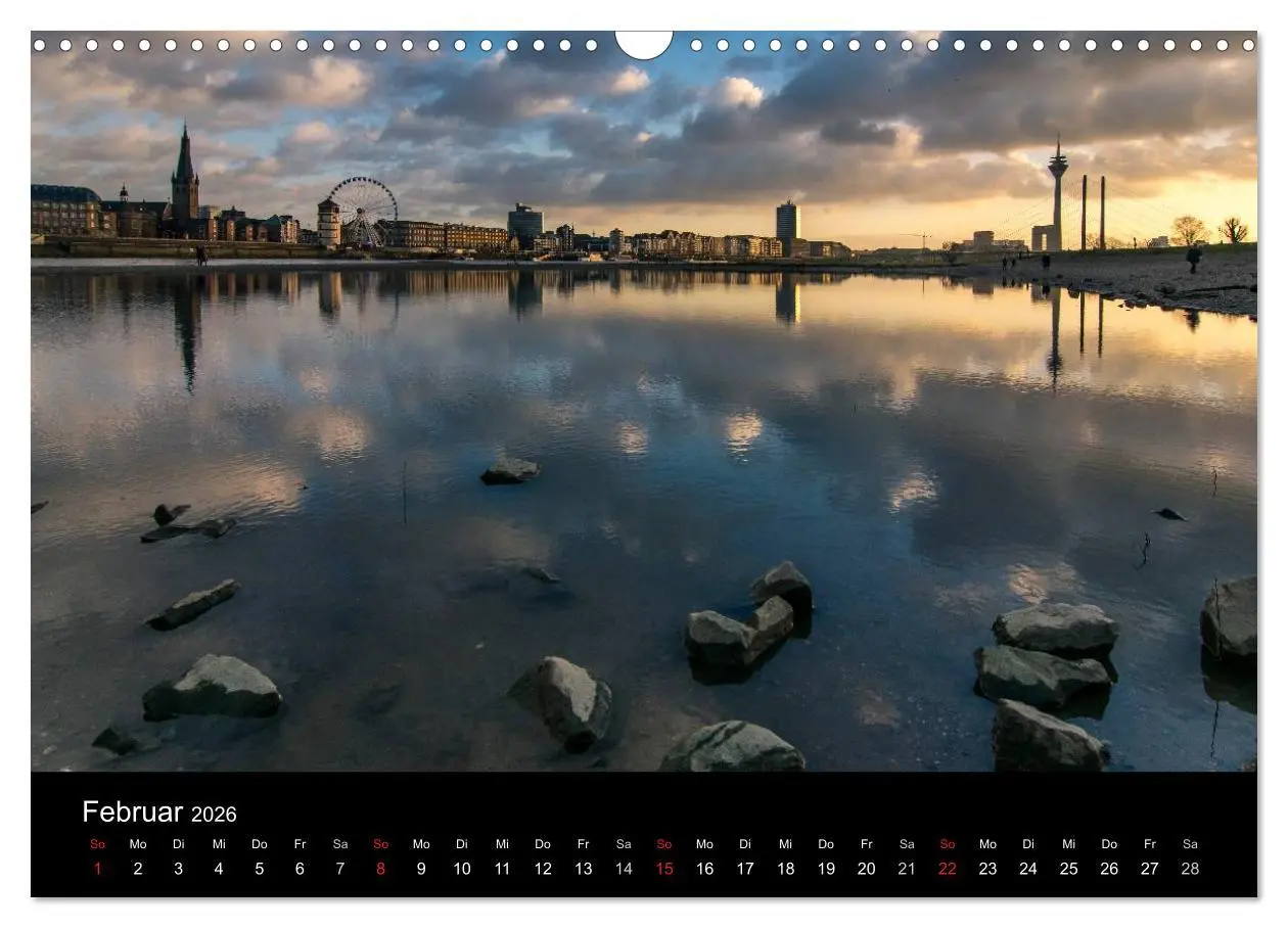 Bild: 9783516061116 | Düsseldorf - Rheinansichten (Wandkalender 2026 DIN A3 quer),...