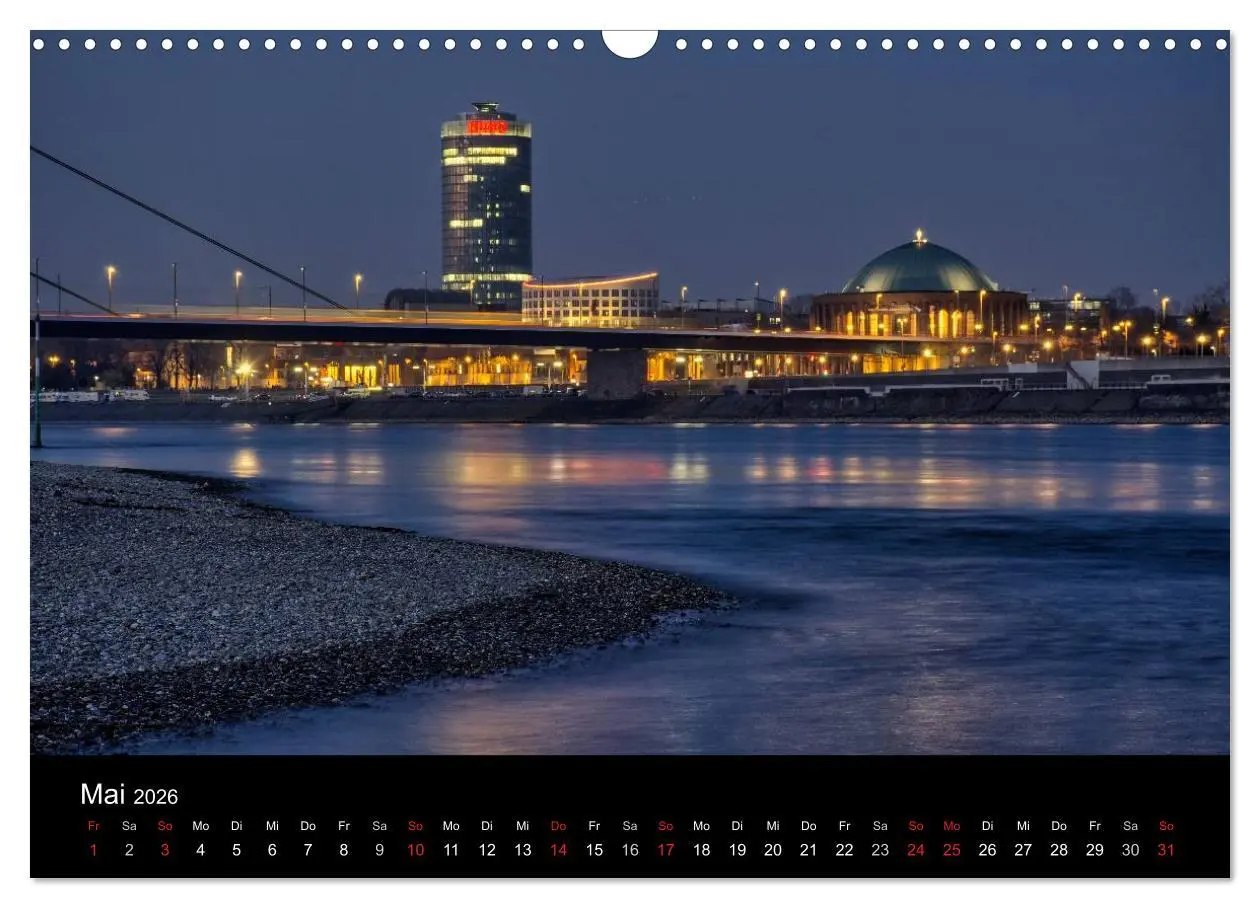 Bild: 9783516061116 | Düsseldorf - Rheinansichten (Wandkalender 2026 DIN A3 quer),...