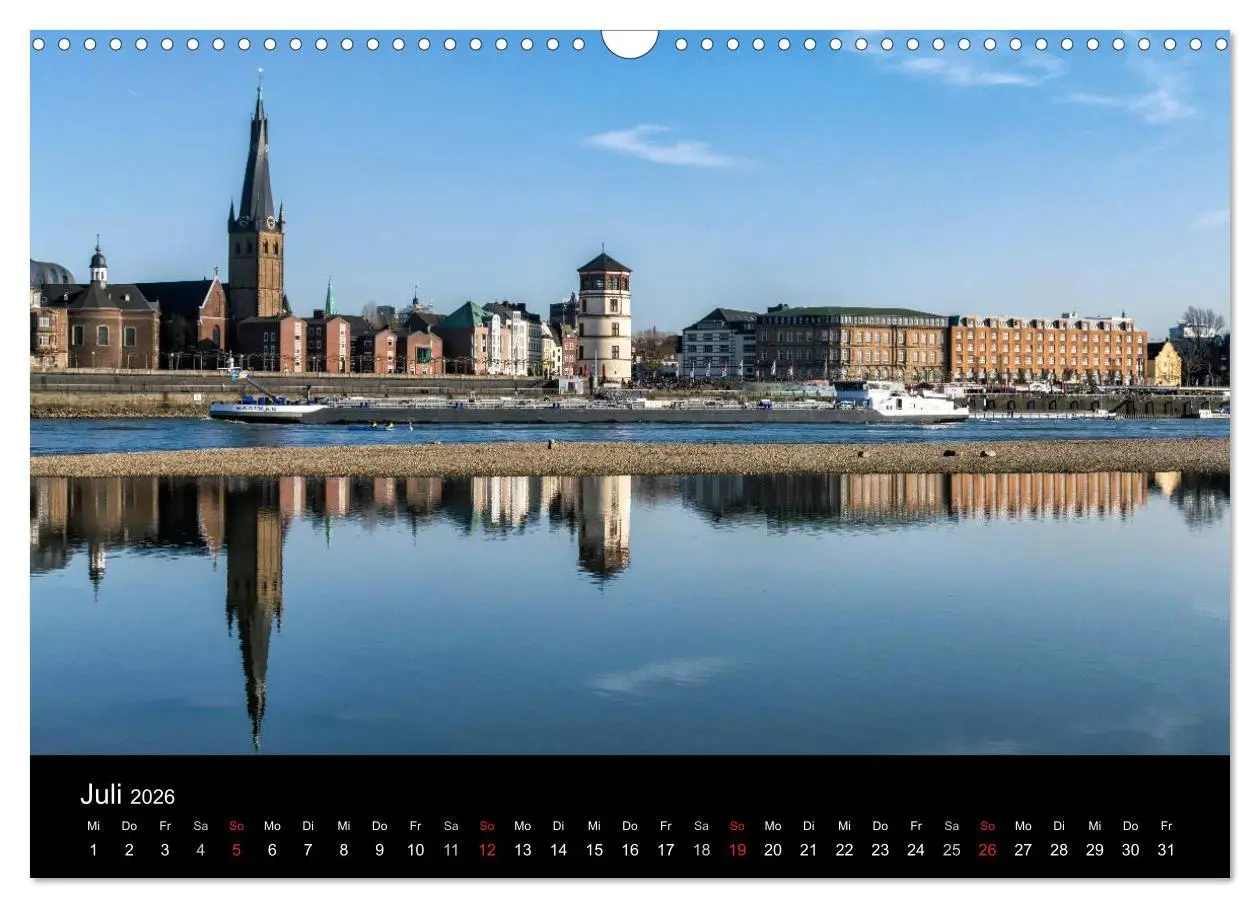 Bild: 9783516061116 | Düsseldorf - Rheinansichten (Wandkalender 2026 DIN A3 quer),...