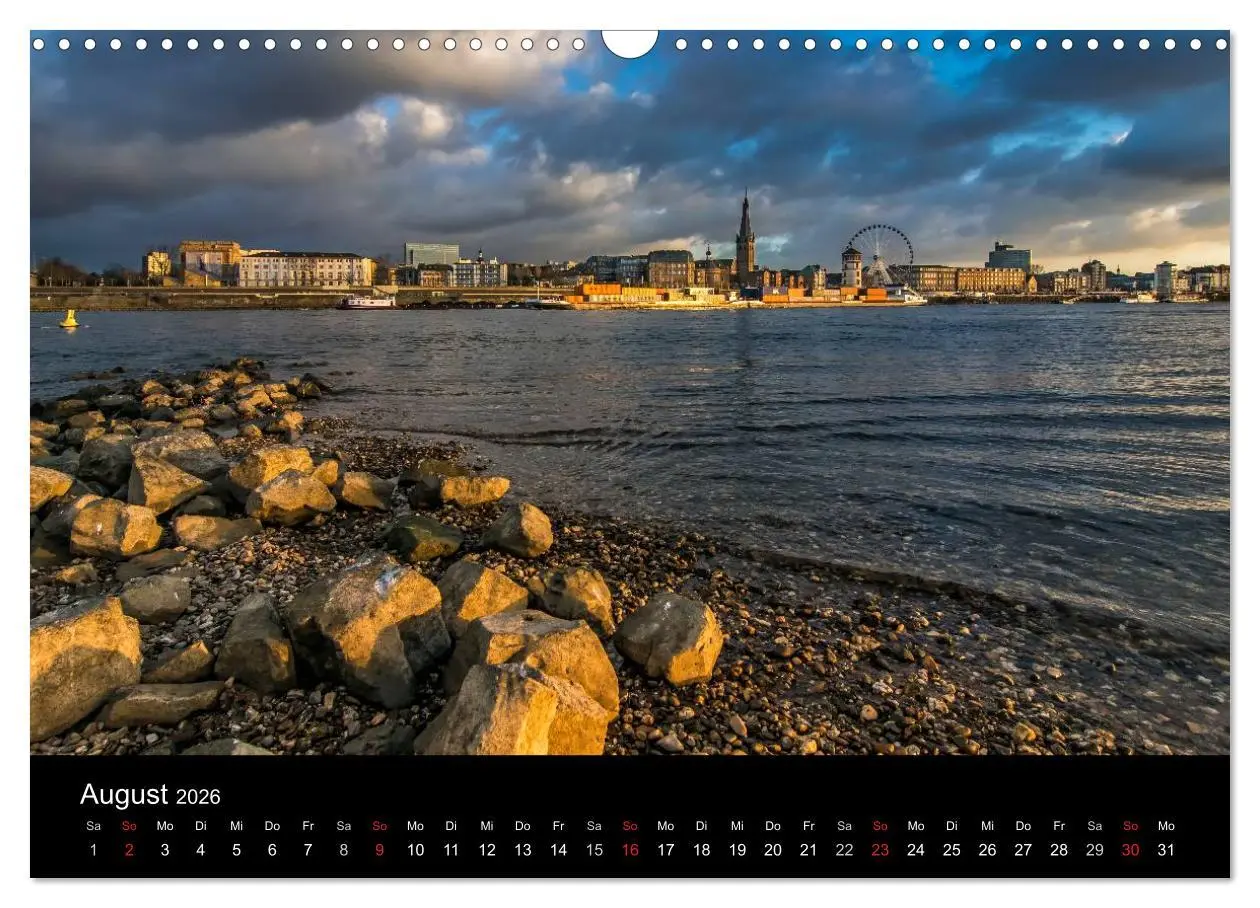 Bild: 9783516061116 | Düsseldorf - Rheinansichten (Wandkalender 2026 DIN A3 quer),...