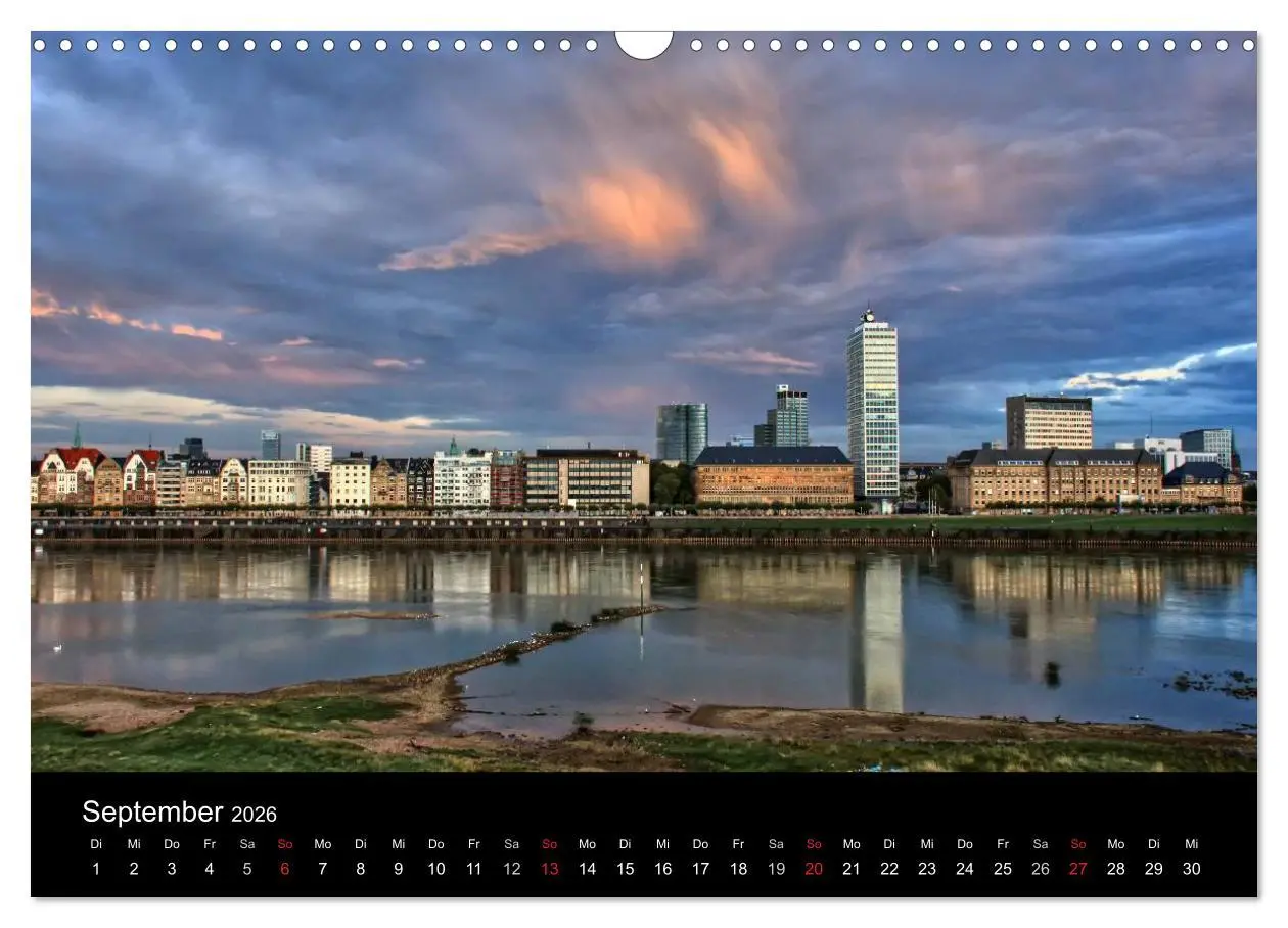 Bild: 9783516061116 | Düsseldorf - Rheinansichten (Wandkalender 2026 DIN A3 quer),...
