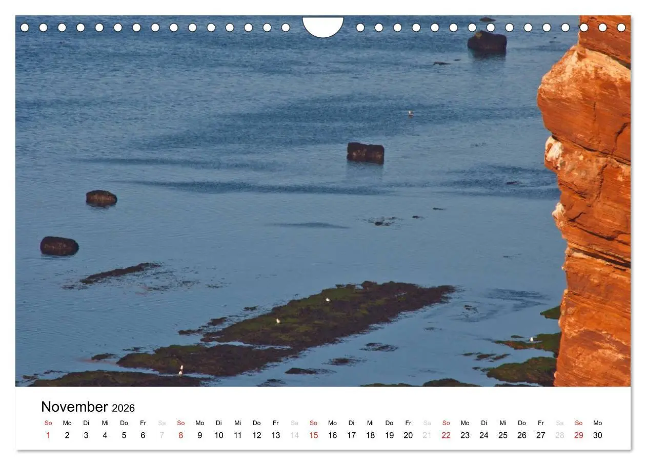 Bild: 9783516201116 | Helgoland (Wandkalender 2026 DIN A4 quer), CALVENDO Monatskalender