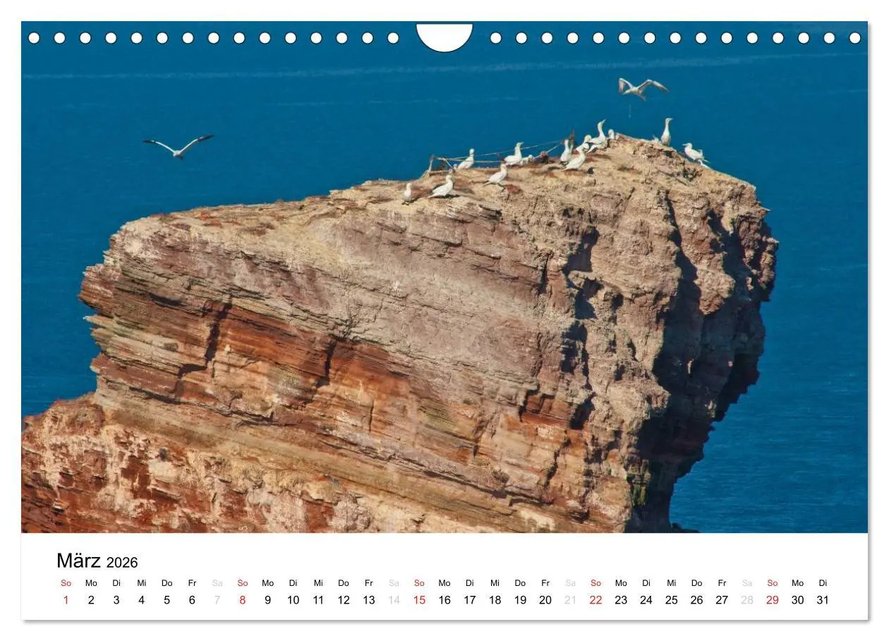 Bild: 9783516201116 | Helgoland (Wandkalender 2026 DIN A4 quer), CALVENDO Monatskalender