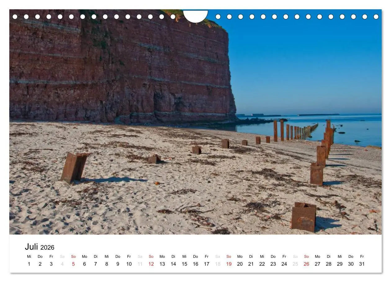 Bild: 9783516201116 | Helgoland (Wandkalender 2026 DIN A4 quer), CALVENDO Monatskalender