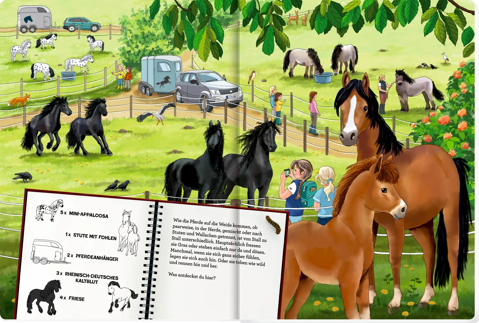 Bild: 9783649651116 | Mein riesengroßes WimmelSuchBuch: Pferde &amp; Ponys | Antje Flad | Buch