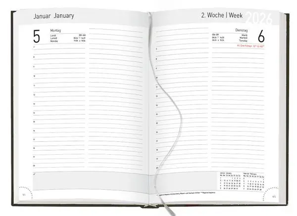 Bild: 9783731891116 | Chef-Timer Edition Natur Schwarz 2026 | Verlag Korsch | Buch | 352 S.