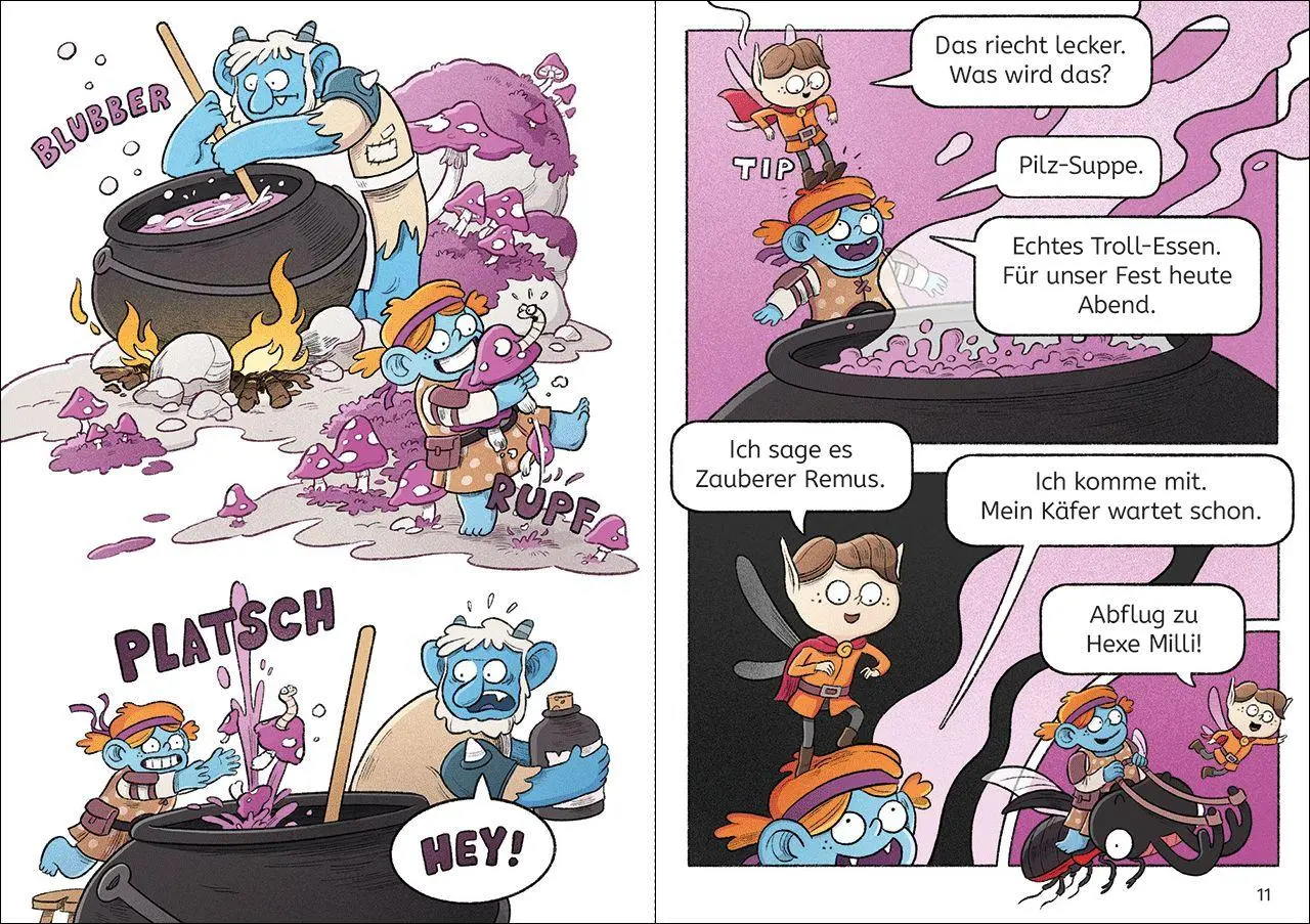 Bild: 9783743221116 | Leselöwen Comics 1. Klasse - Drachen-Alarm auf der magischen Insel