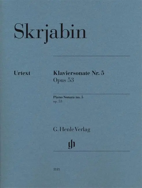 Cover: 9790201811116 | Piano Sonata No.5 Op.53 | Piano Sonata no. 5 op. 53 | Skrjabin | Buch