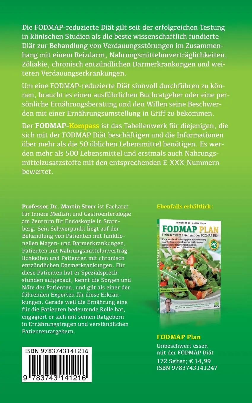 Rückseite: 9783743141216 | FODMAP-Kompass | Martin Storr | Taschenbuch | Paperback | 52 S. | 2021