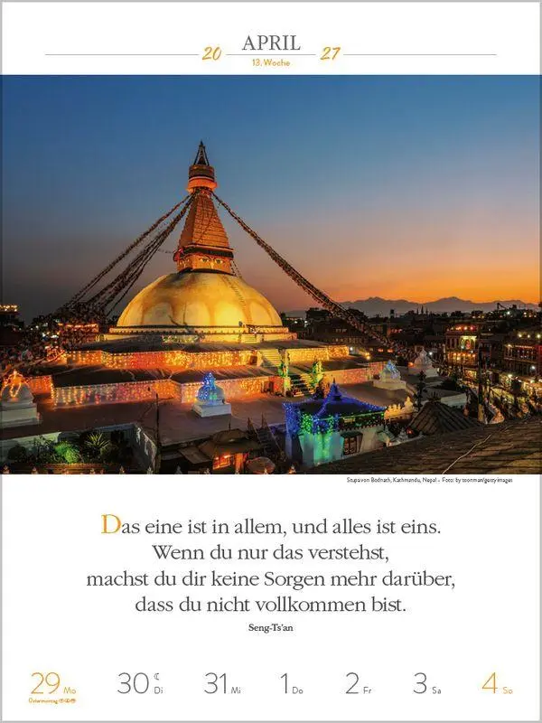 Bild: 9783819301216 | Buddhistische Weisheiten 2027 | Korsch Verlag | Kalender | 54 S.