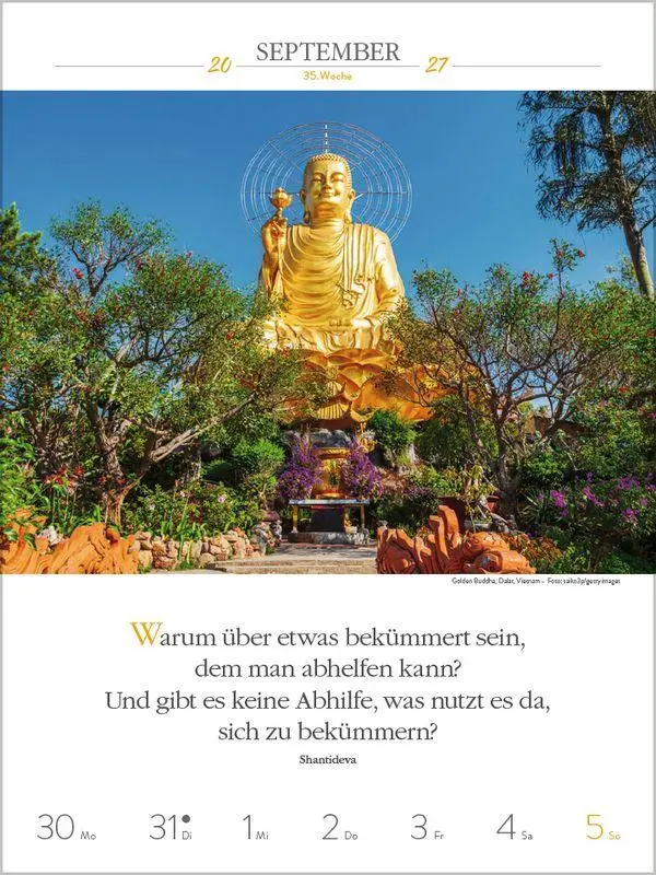Bild: 9783819301216 | Buddhistische Weisheiten 2027 | Korsch Verlag | Kalender | 54 S.