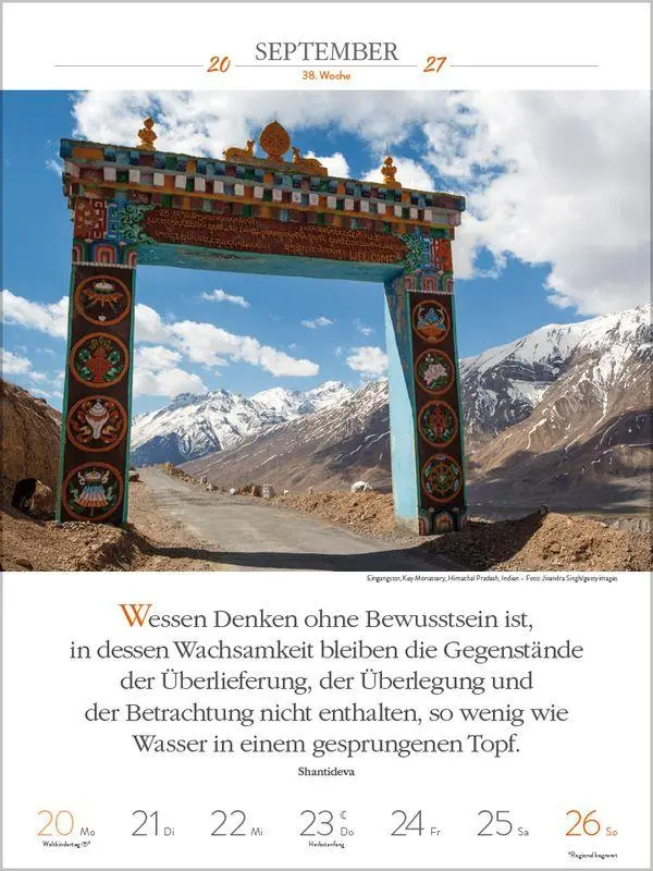 Bild: 9783819301216 | Buddhistische Weisheiten 2027 | Korsch Verlag | Kalender | 54 S.
