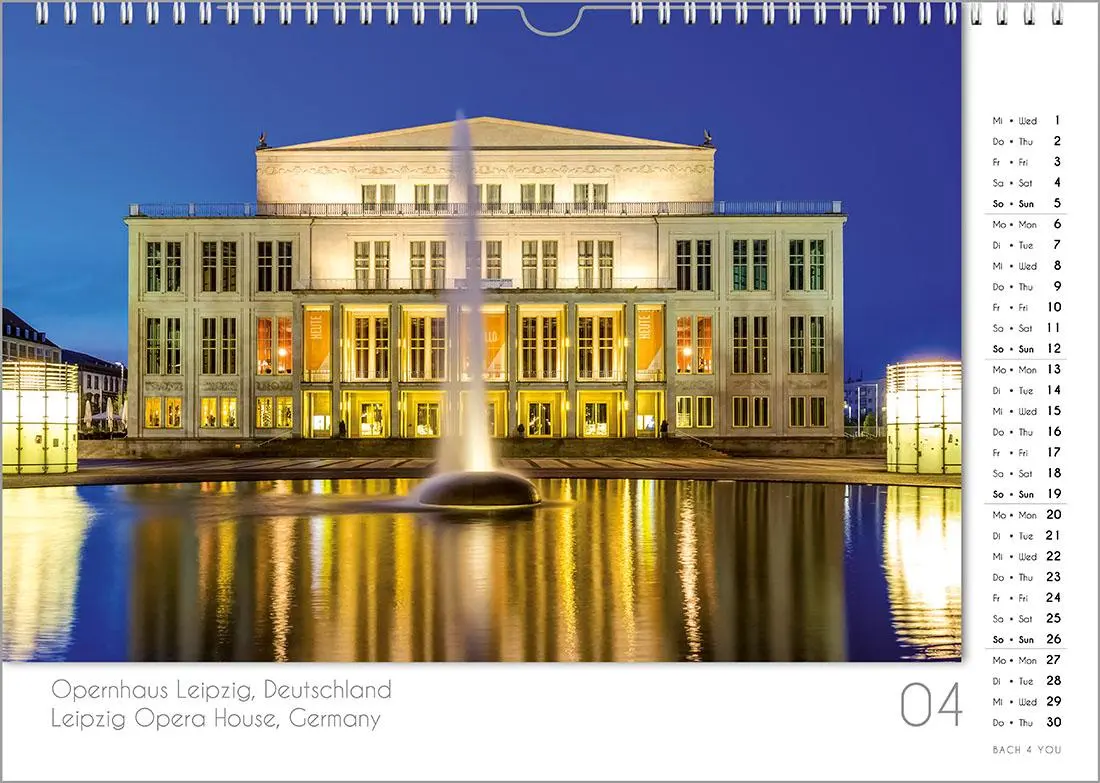 Bild: 9783969031216 | Opernhäuser, ein Musik-Kalender 2026, DIN A3 | Peter Bach Jr. | 2026