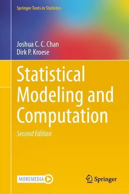 Cover: 9781071641316 | Statistical Modeling and Computation | Dirk P. Kroese (u. a.) | Buch