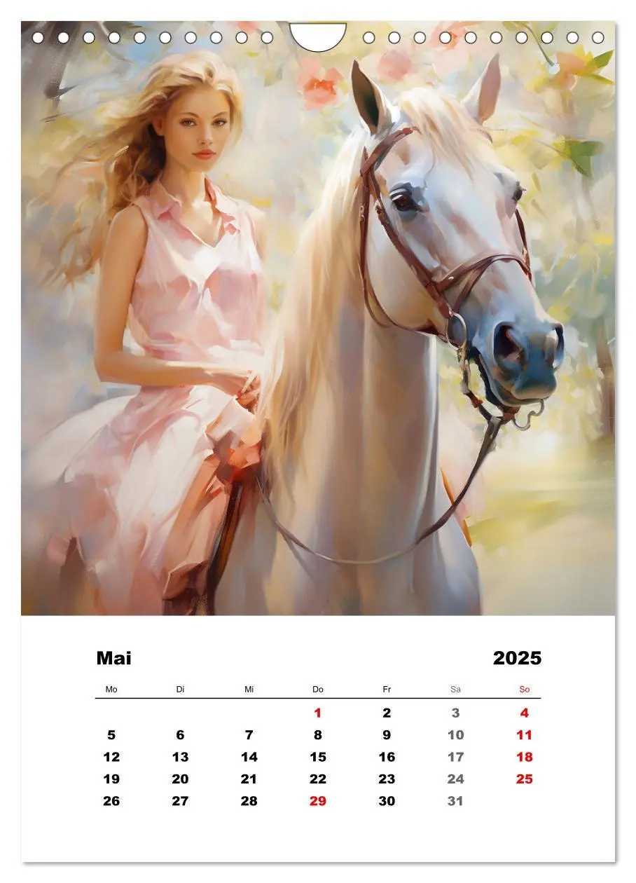 Bild: 9783435861316 | Hoch zu Ross. Mit Reiter-Aquarellen durch die Jahreszeiten...