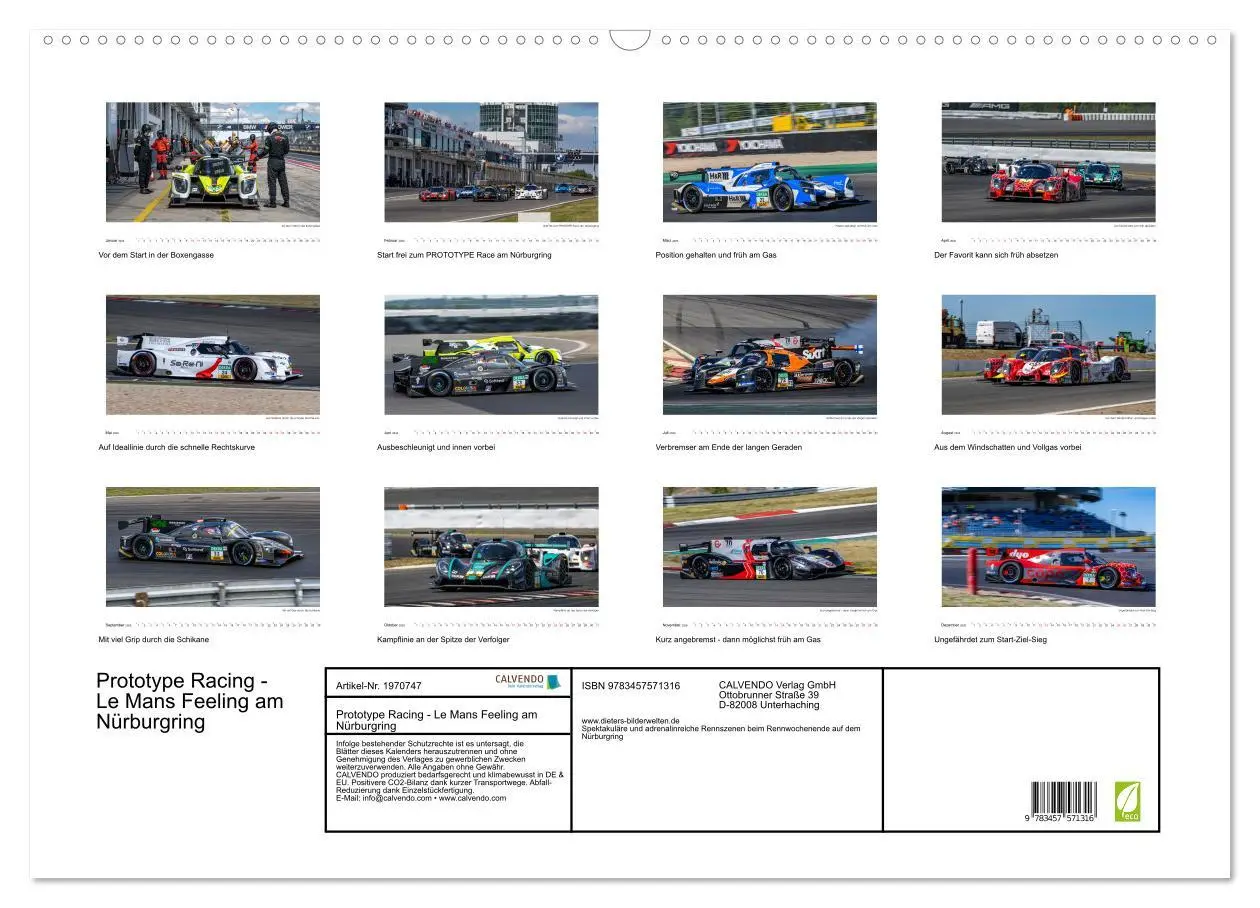 Bild: 9783457571316 | Prototype Racing - Le Mans Feeling am Nürburgring (Wandkalender...