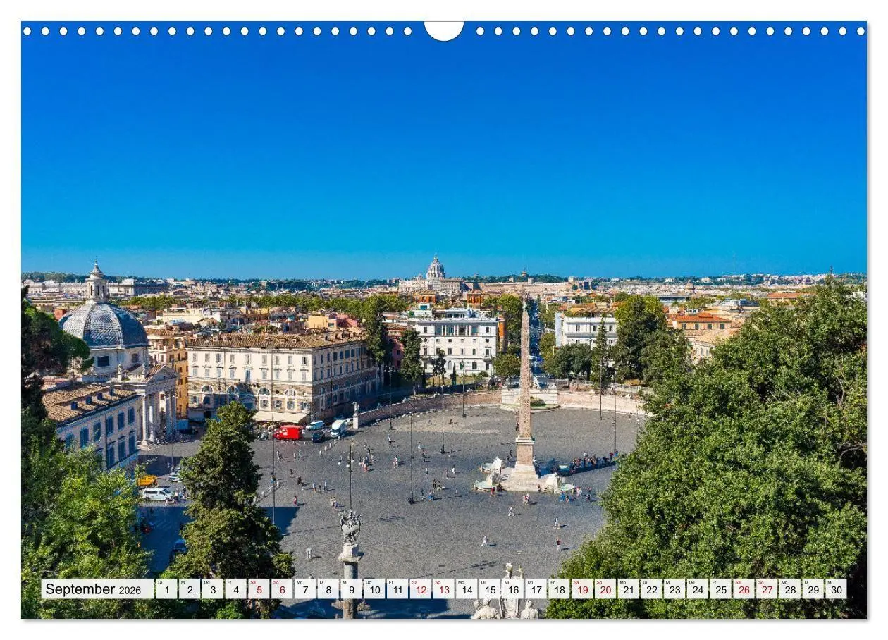 Bild: 9783516661316 | Ein Spaziergang durch Rom (Wandkalender 2026 DIN A3 quer), CALVENDO...