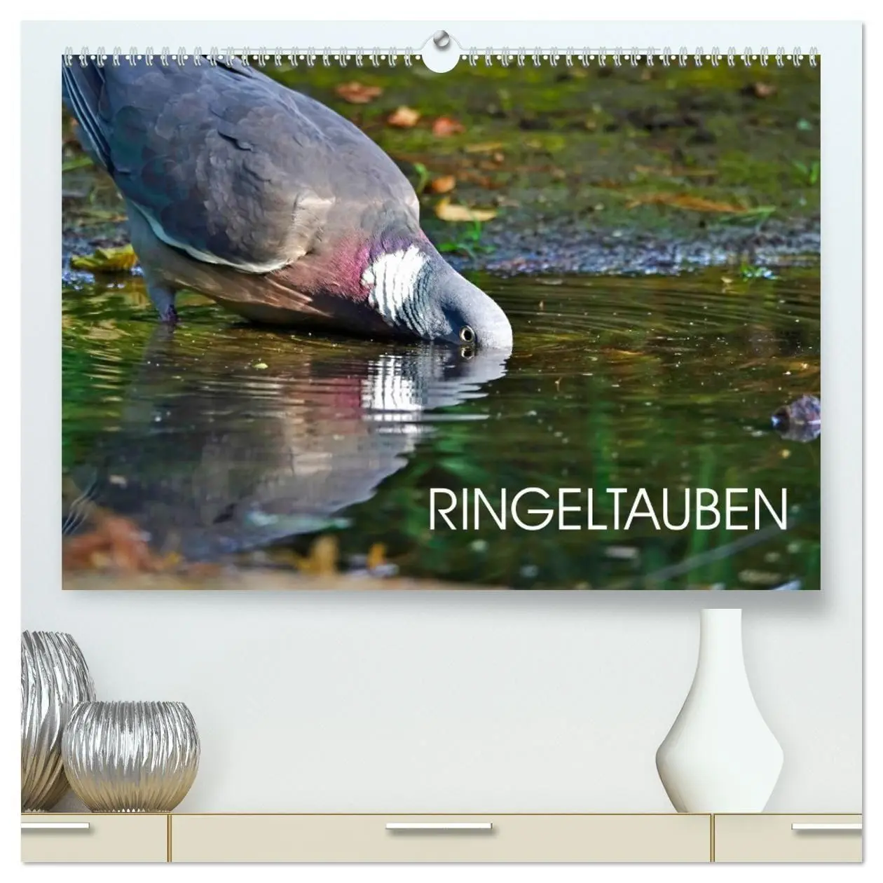 Cover: 9783569511316 | Ringeltauben (hochwertiger Premium Wandkalender 2027 DIN A2 quer),...