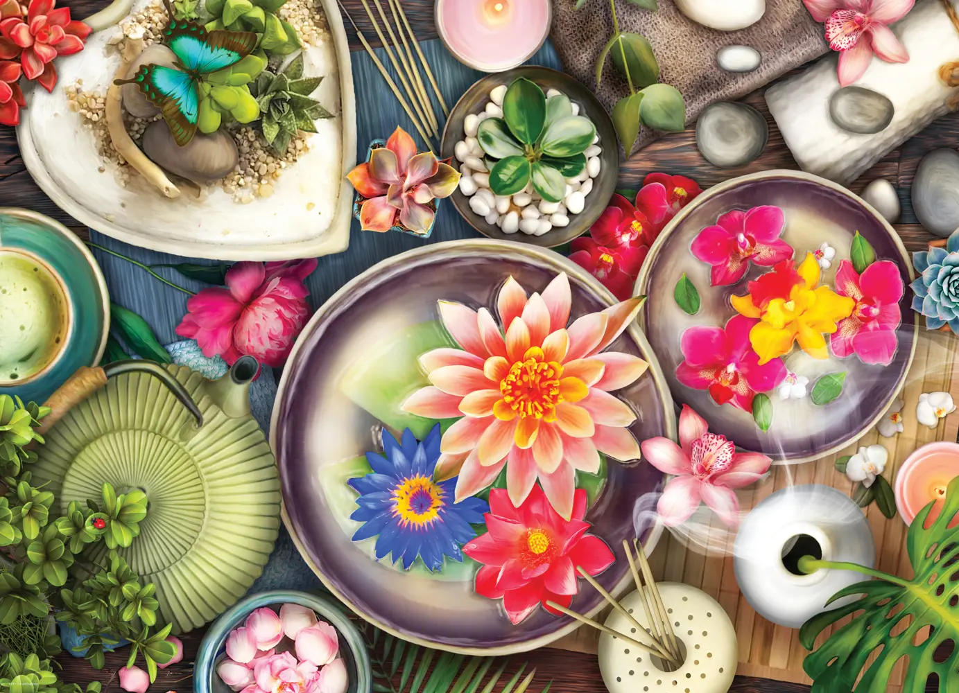 Bild: 628136661416 | Zen Blumen | Spiel | In Spielebox | 6000-6141 | Deutsch | 2026