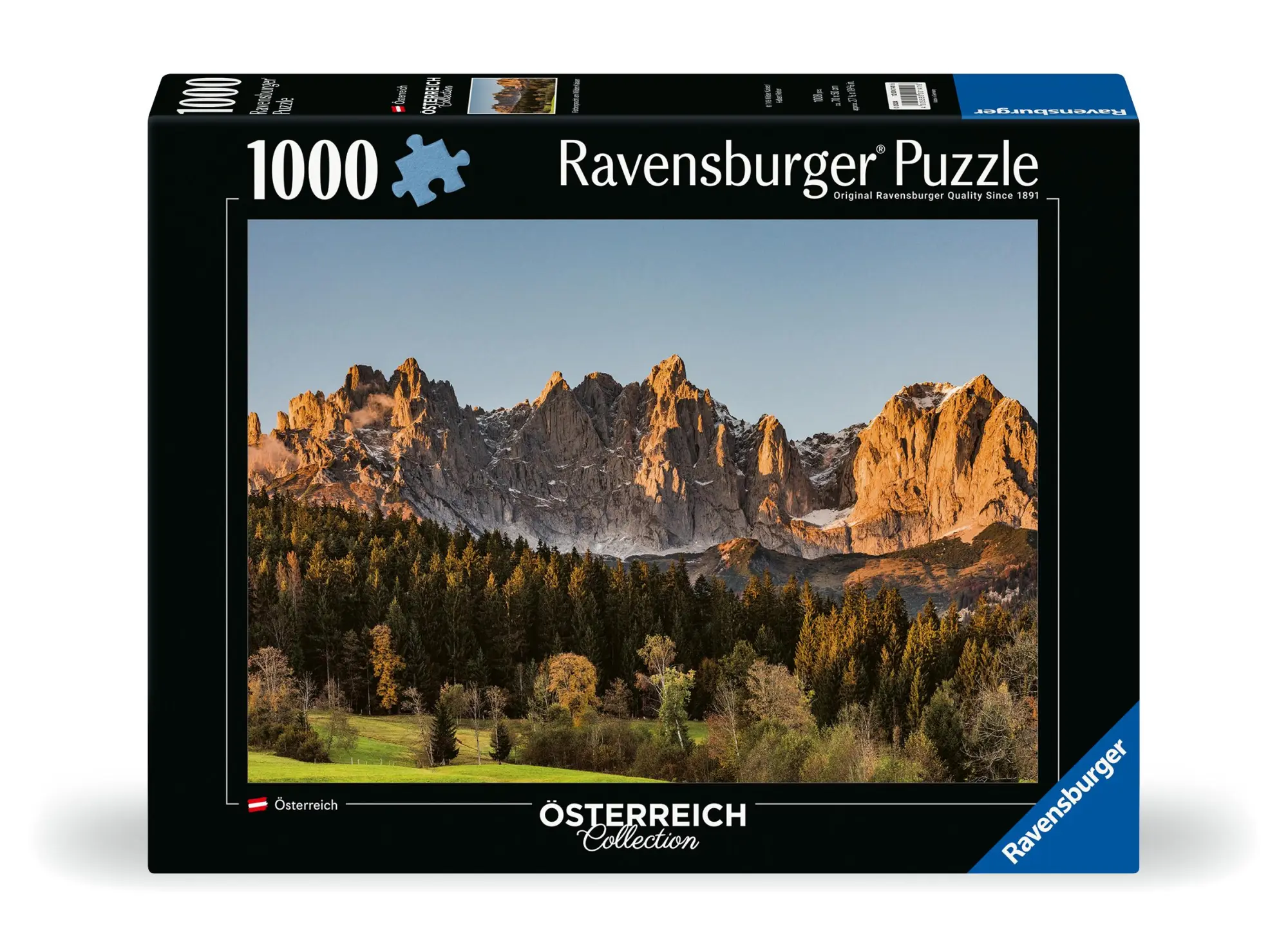 Cover: 4005555001416 | Erwachsenenpuzzle 1000 Teile - Farbenpracht am Wilden Kaiser | Spiel