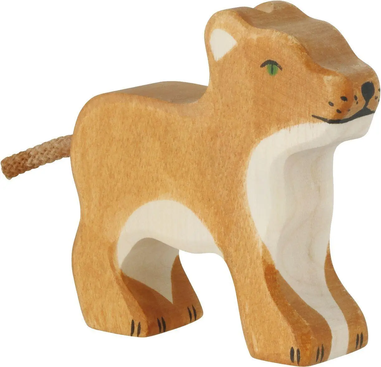 Cover: 4013594801416 | Löwe, klein, stehend | ca. 6 x 2,3 x 7 cm, Holz, per Stück | 80141