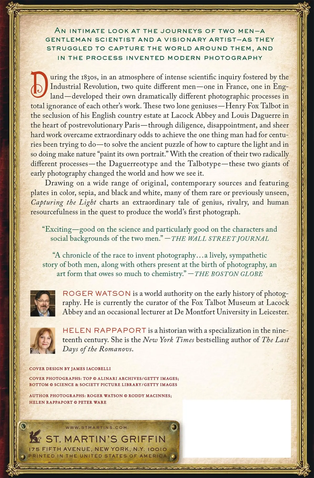 Rückseite: 9781250061416 | CAPTURING THE LIGHT | Roger Watson | Taschenbuch | Englisch | 2015