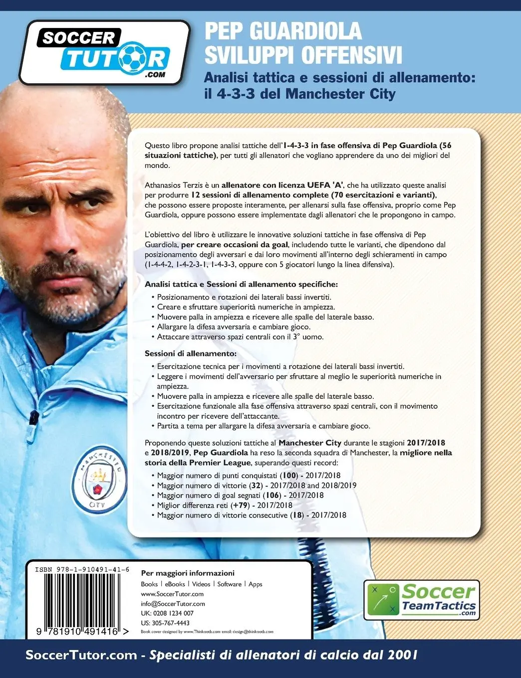 Rückseite: 9781910491416 | PEP GUARDIOLA SVILUPPI OFFENSIVI - Analisi tattica e sessioni di...