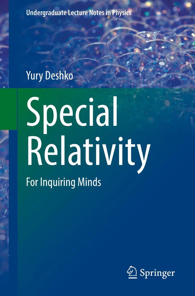 Cover: 9783030911416 | Special Relativity | For Inquiring Minds | Yury Deshko | Taschenbuch
