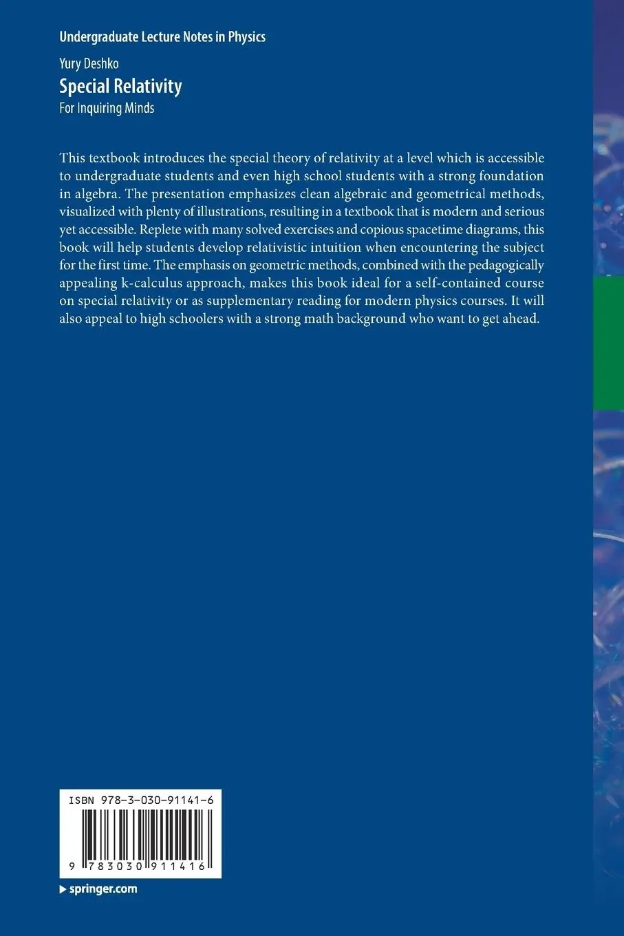 Rückseite: 9783030911416 | Special Relativity | For Inquiring Minds | Yury Deshko | Taschenbuch