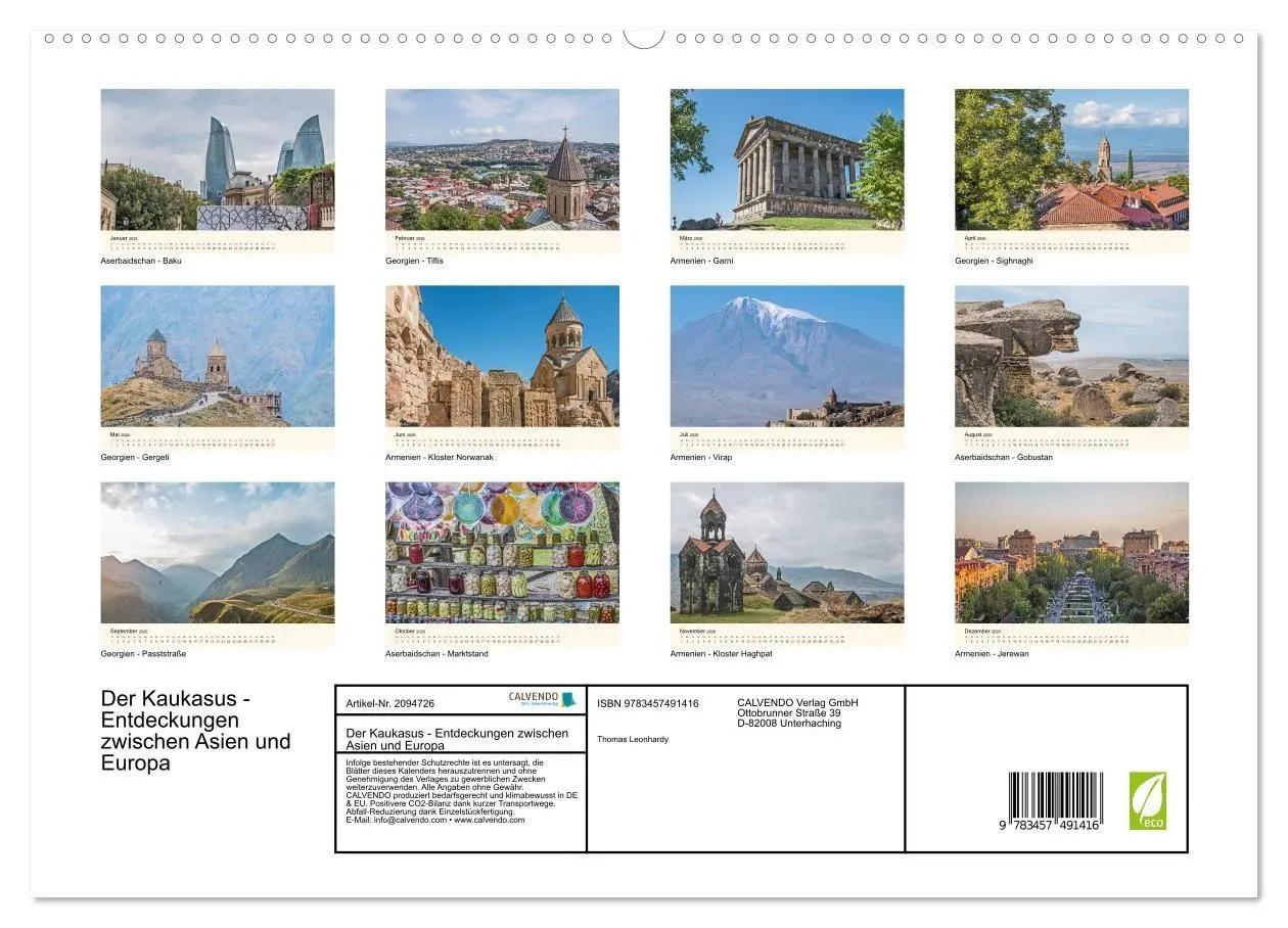 Bild: 9783457491416 | Der Kaukasus - Entdeckungen zwischen Asien und Europa (hochwertiger...