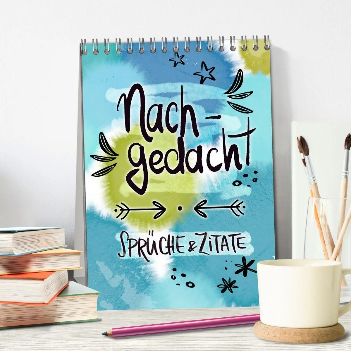 Bild: 9783569121416 | Nachgedacht-Sprüche und Zitate (Tischkalender 2027 DIN A5 hoch),...
