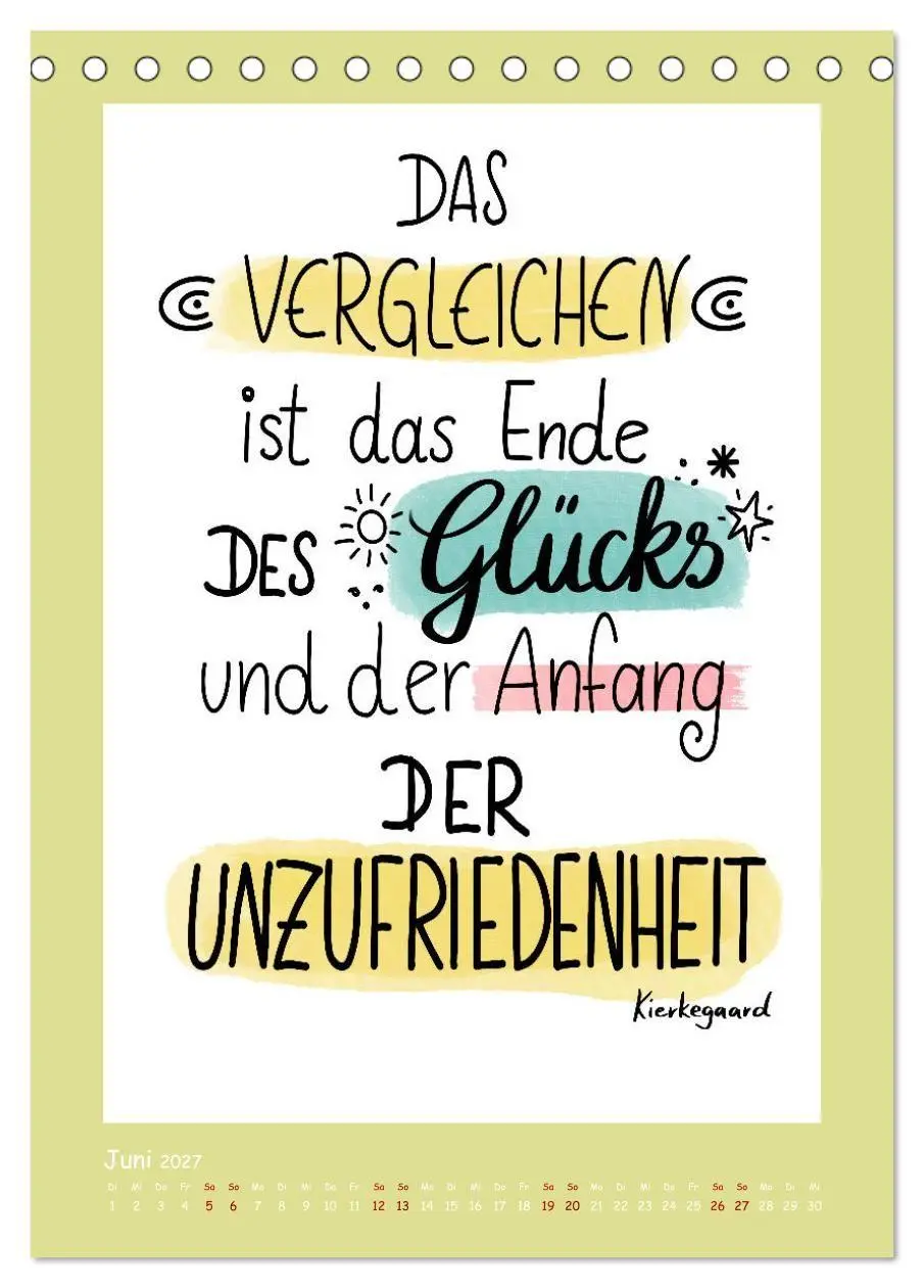Bild: 9783569121416 | Nachgedacht-Sprüche und Zitate (Tischkalender 2027 DIN A5 hoch),...