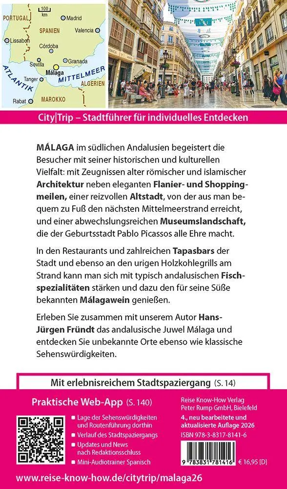 Bild: 9783831781416 | Reise Know-How CityTrip Málaga | Hans-Jürgen Fründt | Taschenbuch