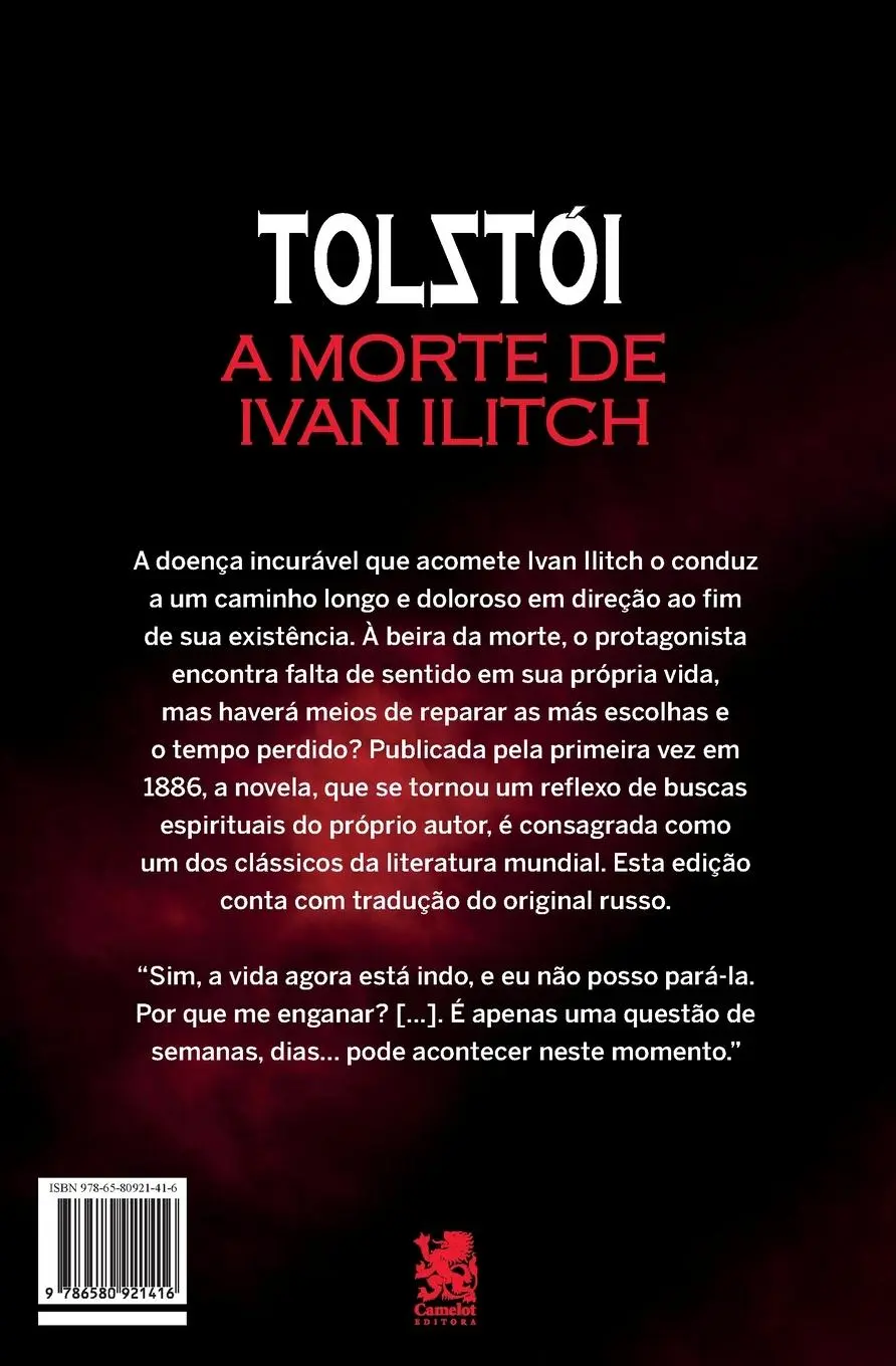 Rückseite: 9786580921416 | A Morte de Ivan Ilitch - Leon Tolstói | Ivan Ilitch | Taschenbuch