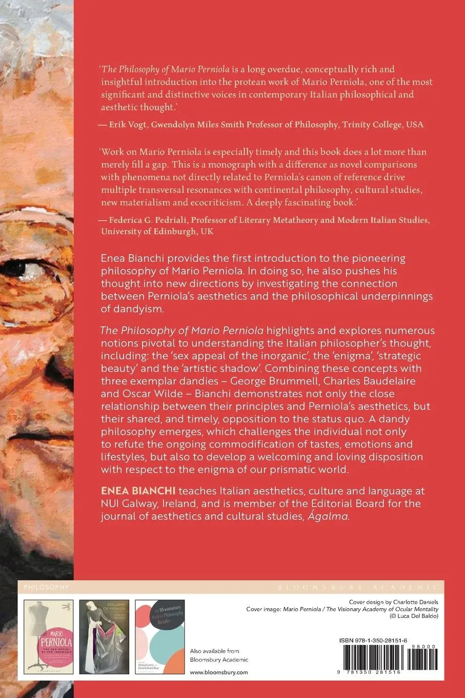 Rückseite: 9781350281516 | The Philosophy of Mario Perniola | From Aesthetics to Dandyism | Buch
