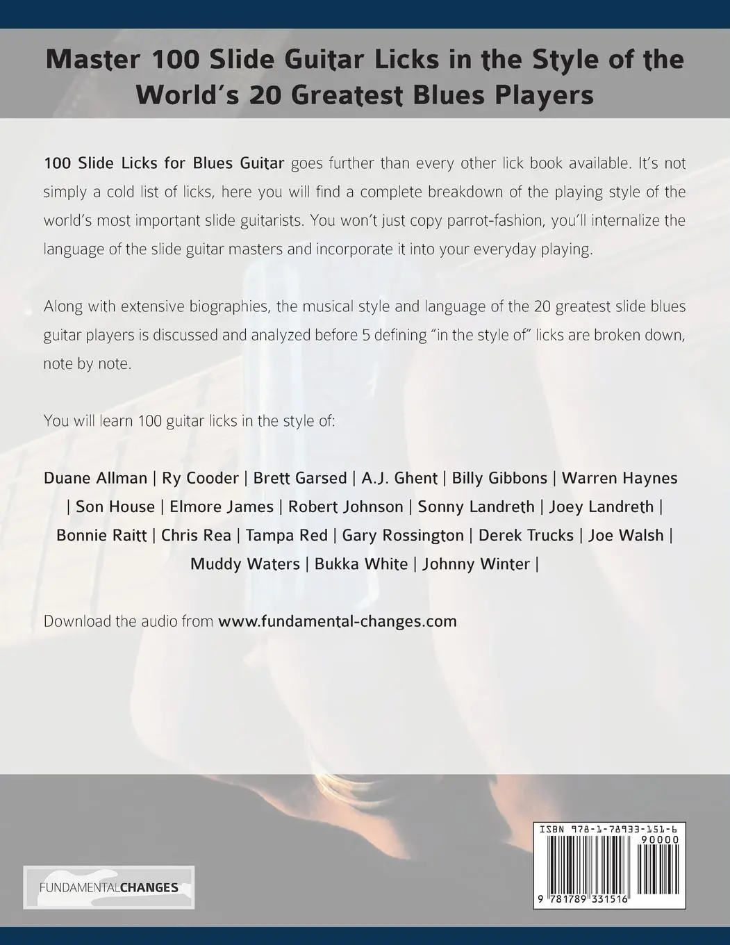 Rückseite: 9781789331516 | 100 Slide Licks For Blues Guitar | Levi Clay (u. a.) | Taschenbuch
