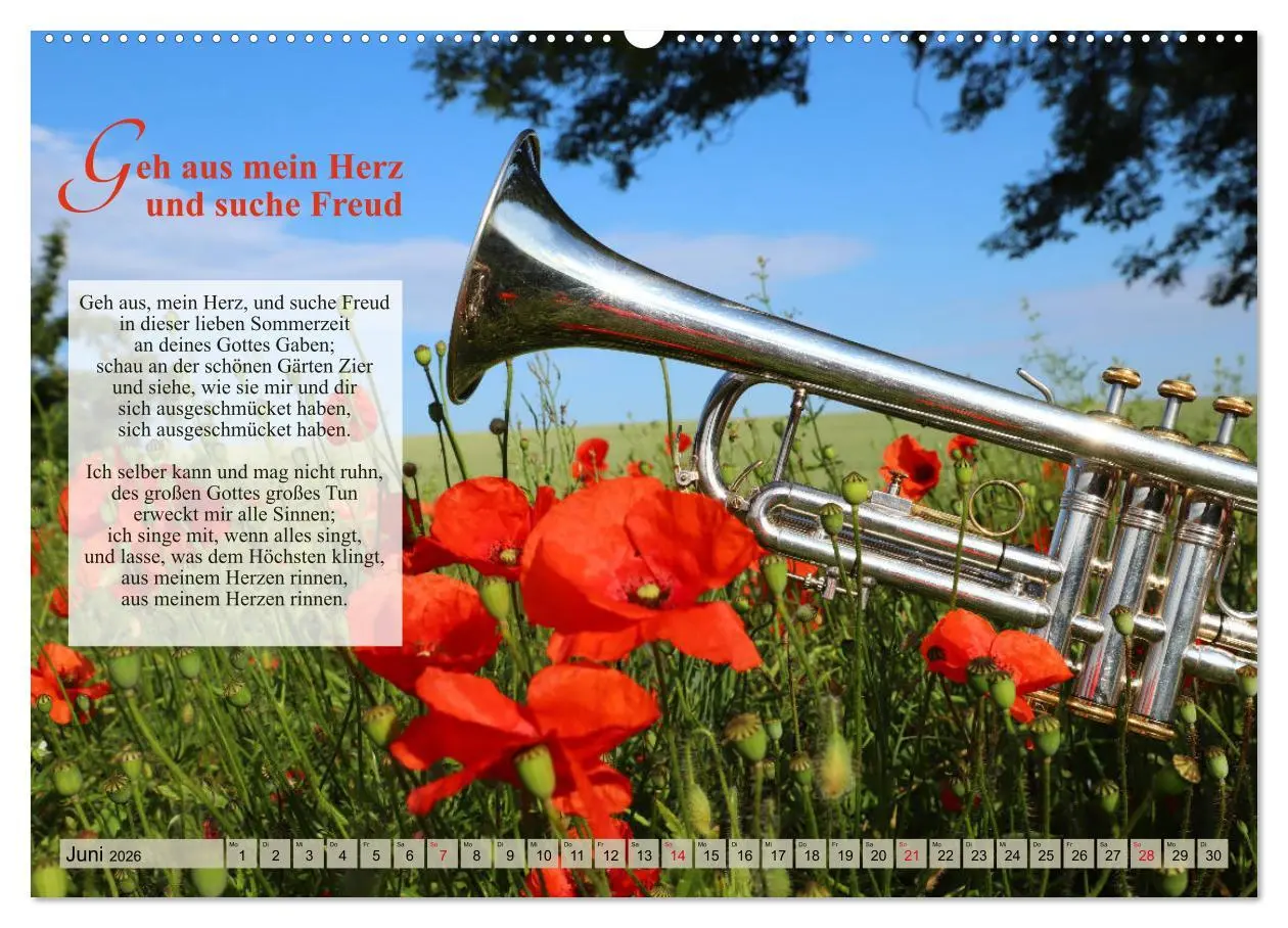 Bild: 9783457791516 | Lieder für Blechbläser (Wandkalender 2026 DIN A2 quer), CALVENDO...