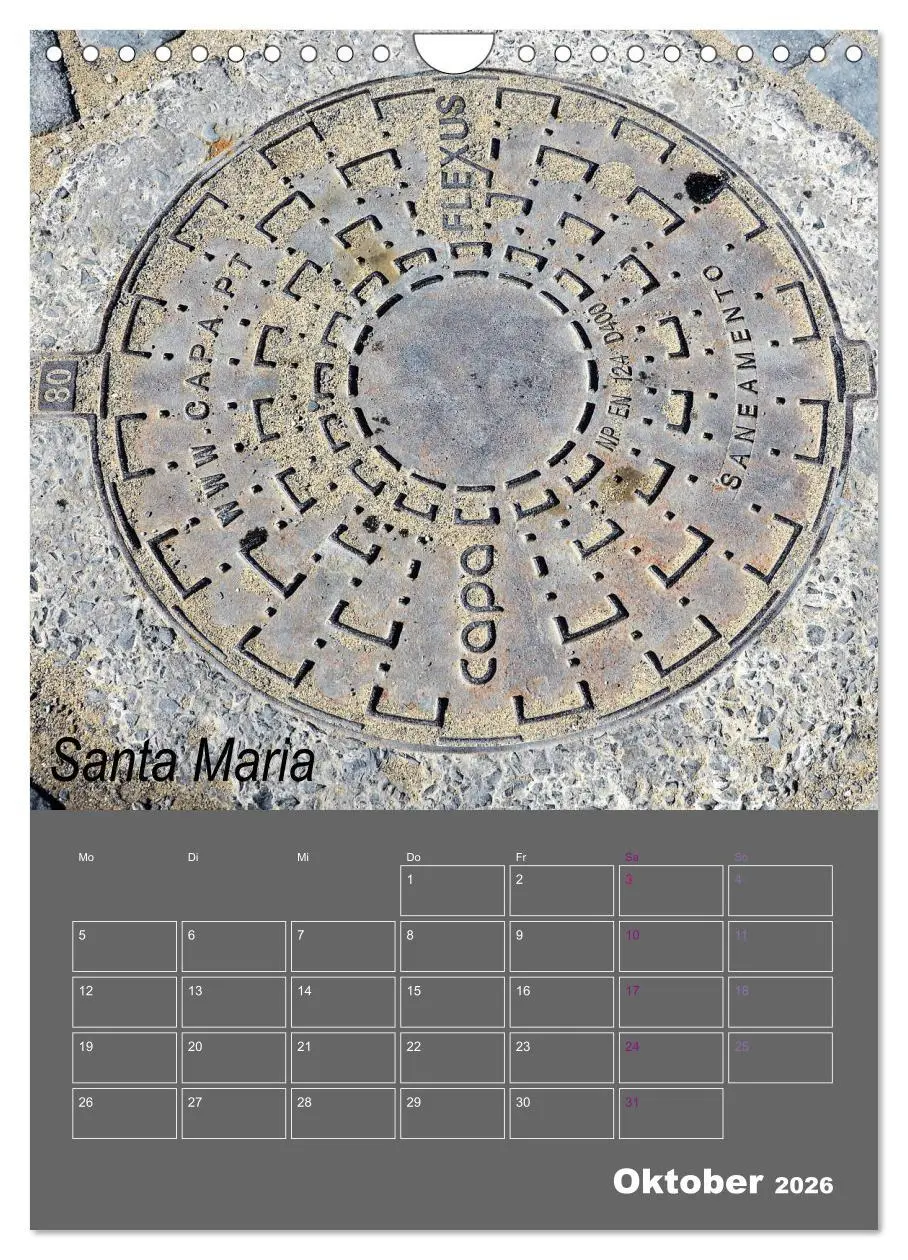 Bild: 9783516401516 | Faszination Kanaldeckel (Wandkalender 2026 DIN A4 hoch), CALVENDO...